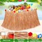 Luau Party Decorations, 1PCS Yellow Hawaiian Table Skirt Party Decorations, Flower 108 X 29.5" Grass Table Skirts Luau Party Favors, Luau Table Skirt for Summer Tropical Hula Parties Decor Accessories